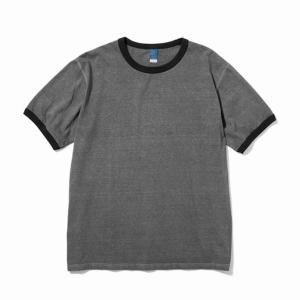 GOOD ON / Short Sleeve Black Ringer T-Shirt