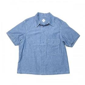 CORONA / CS011S Utility Field Shirt_Blue Chambray