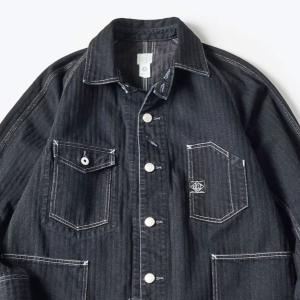 Post Overalls /#1102 Engineers' Jacket_denim black