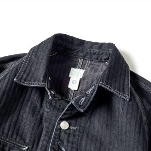 Post Overalls /#1102 Engineers' Jacket_denim black