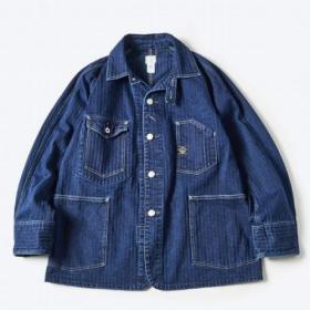 Post Overalls/#1102 Engineers' Jacket_denim indigo