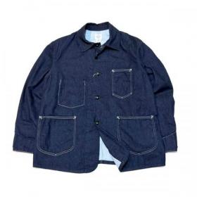 Post Overalls/#3133W POST 46-W_8oz. denim x stripe