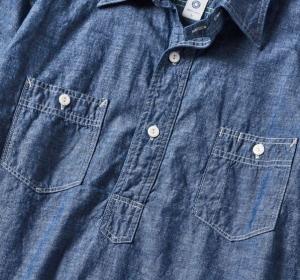 Post Overalls / #1202 No.2 Shirt_classic chambray 