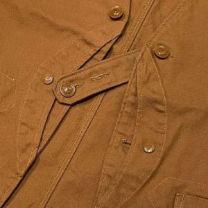 Engineered Garments/ Upland Vest_12oz Brown Duck