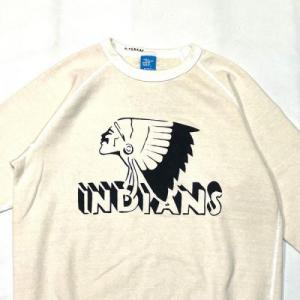 GOOD ON / Indians Raglan Crew Sweat Shirts