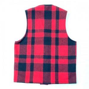 FILSON U.S.A. / Mackinaw Wool Vest_RED×BLACK