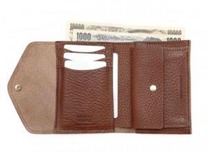 BEORMA LEATHER / S0002 Natur Leather_3 Fold Wallet