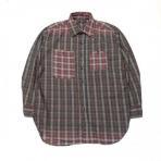 Engineered Garments /Work Shirt_Cotton Smoky Plaid