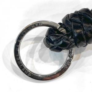 BEORMA LEATHER / P0075 Plaited Key Fob_BLACK