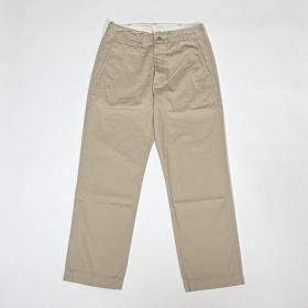 FULL COUNT / 1153 U.S Army Tapered Chino 41 Khaki