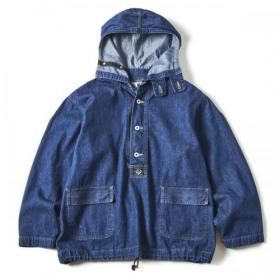 American Clothing Company/商品詳細 PostOveralls / #1105 NAVY Parka_blue denim