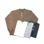 GOOD ON / LS Heavy Henley Tee