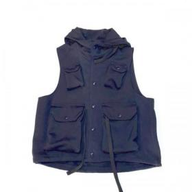 Engineered Garments /Field Vest_Heavy Wool Elastic