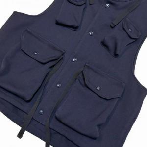 Engineered Garments /Field Vest_Heavy Wool Elastic
