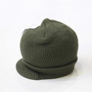 US Military / DeadStock Wool Jeep Cap_Olive 