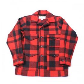 FILSON U.S.A. / Mackinaw Wool Cruiser_RED×BLACK