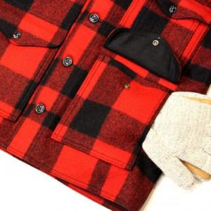 FILSON U.S.A. / Mackinaw Wool Cruiser_RED×BLACK