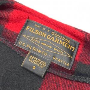 FILSON U.S.A. / Mackinaw Wool Vest_RED×BLACK